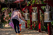 Chiang Mai - The Wat Phan Tao temple, the courtyard.